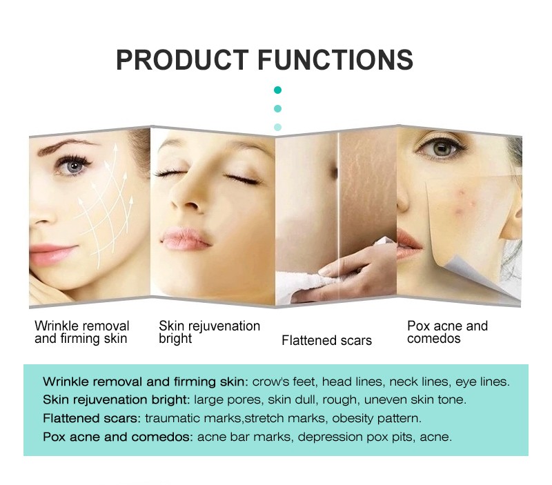 2in1 RF Micro-n-eedle Machine Cold Hammer Anti Scars Spot Wrinkle Removal Beauty