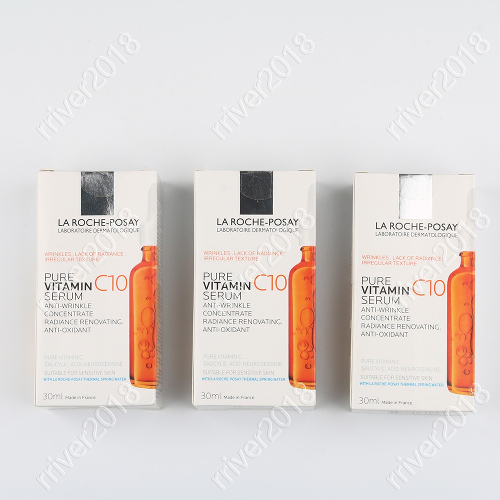 La Roche-Posay 10% Pure Vitamin C Serum Anti-Wrinkle and Anti-Aging 3 pack US
