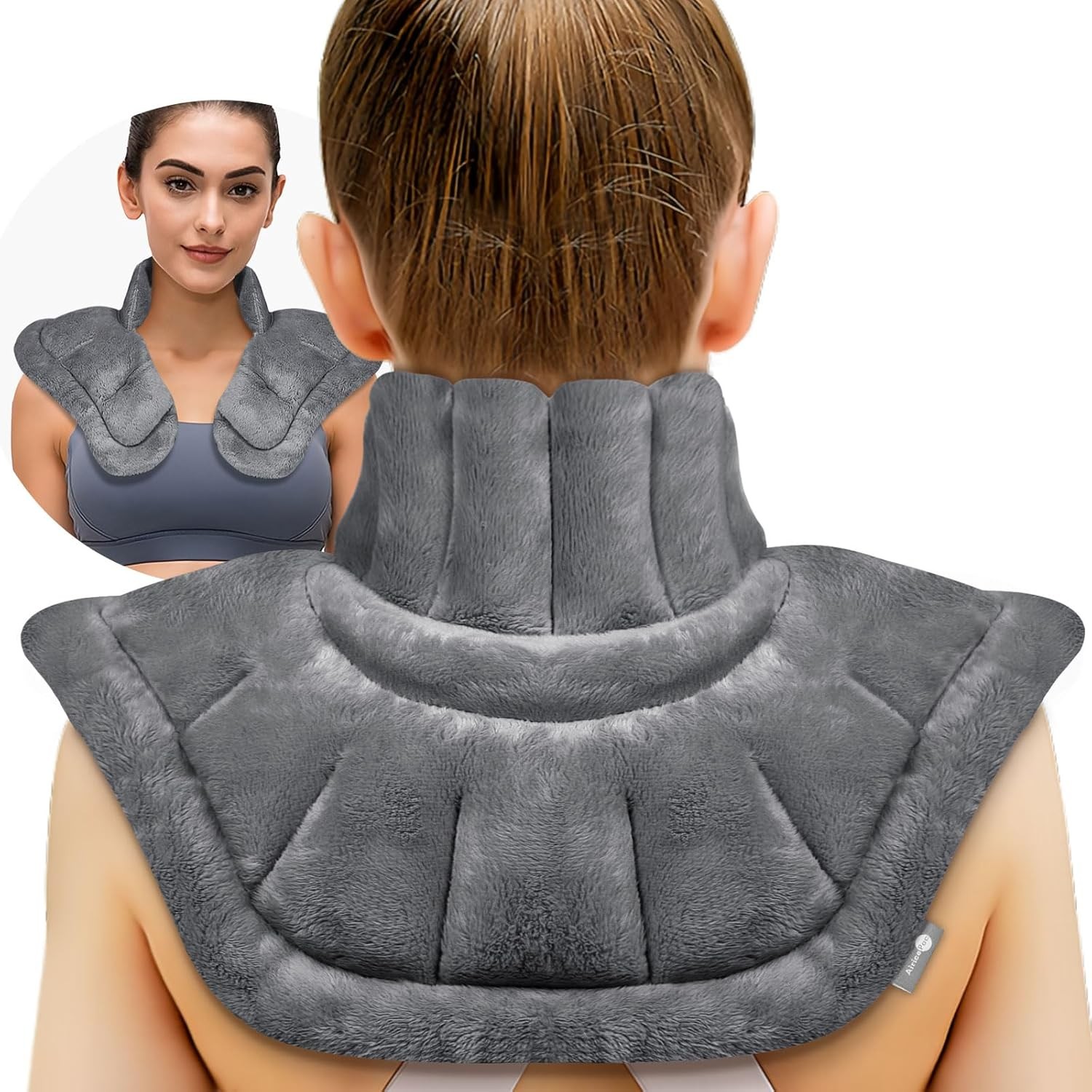 Microwave Heating Pad for Neck Shoulder Back Pain Relief with Moist Heat Therapy