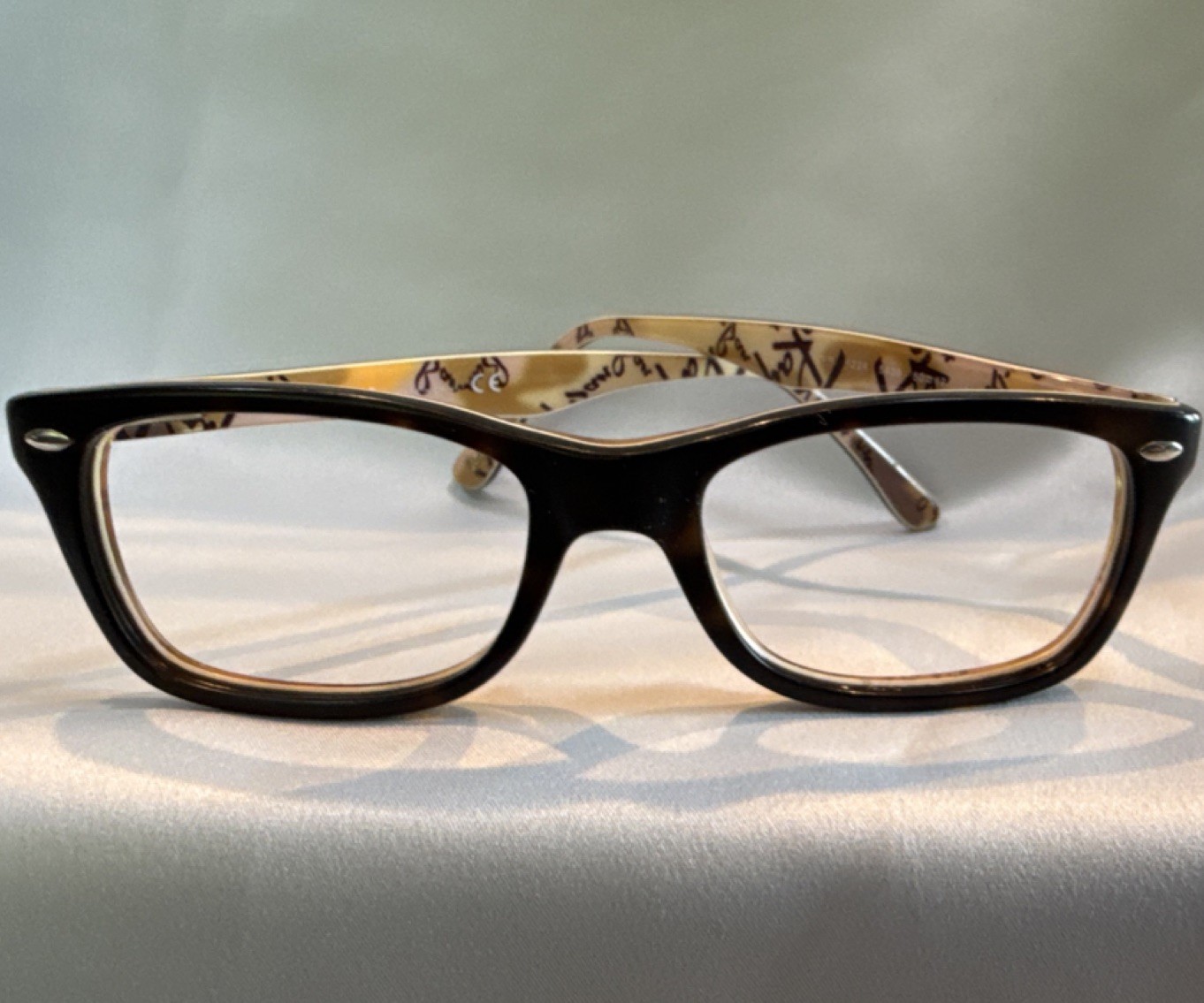 Ray-Ban RB5228 Rectangular Full Rim Plastic Eyeglasses Tortoise 50-17-140