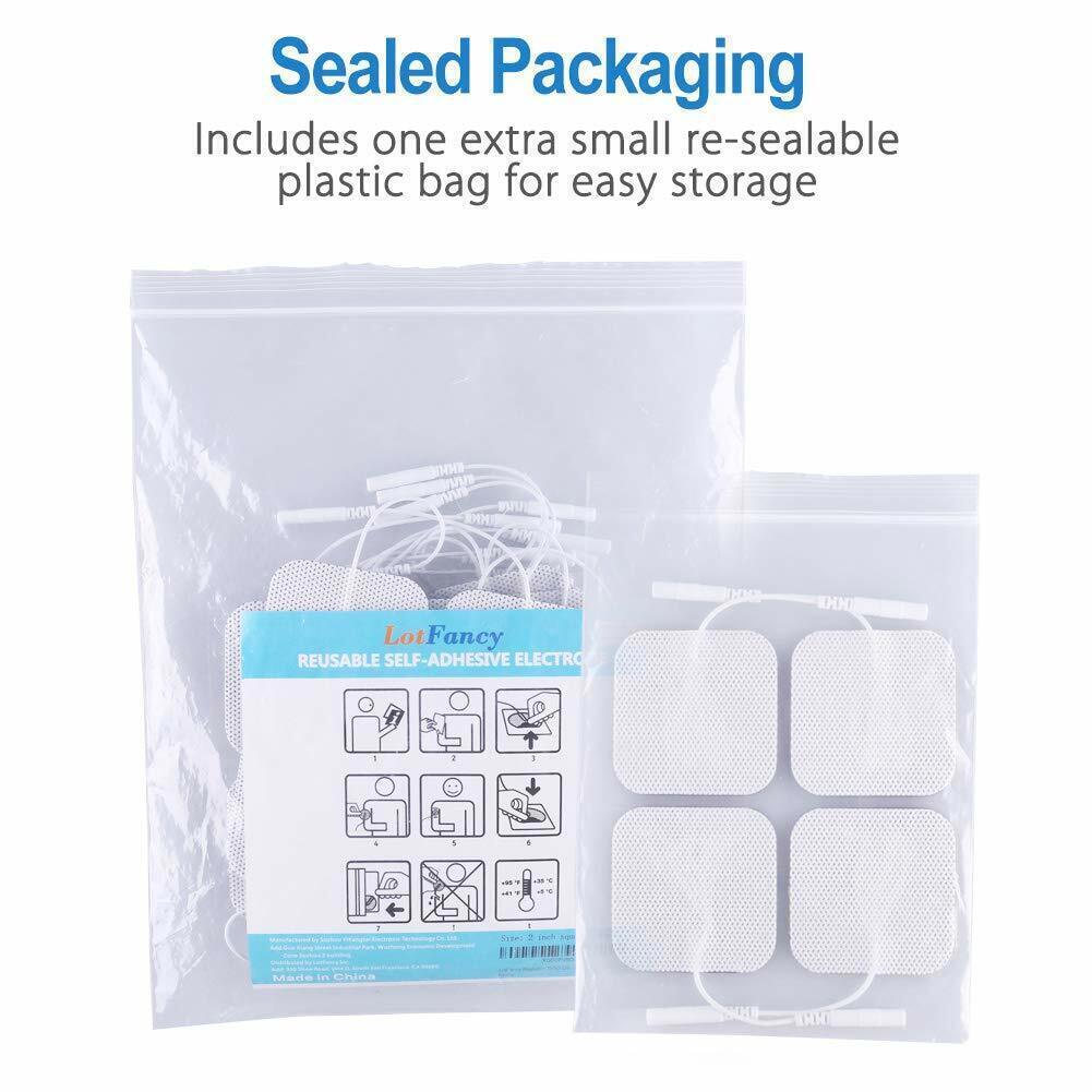 40-400Pcs Handheld Replacement Electrode Pads 7000 3000 Muscle Stimulator BULK