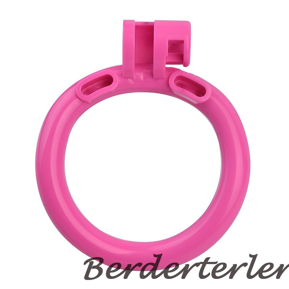 Stainless Steel /ABS Male Chastity Cage Lock with 4 Rings Light Chastity Devices