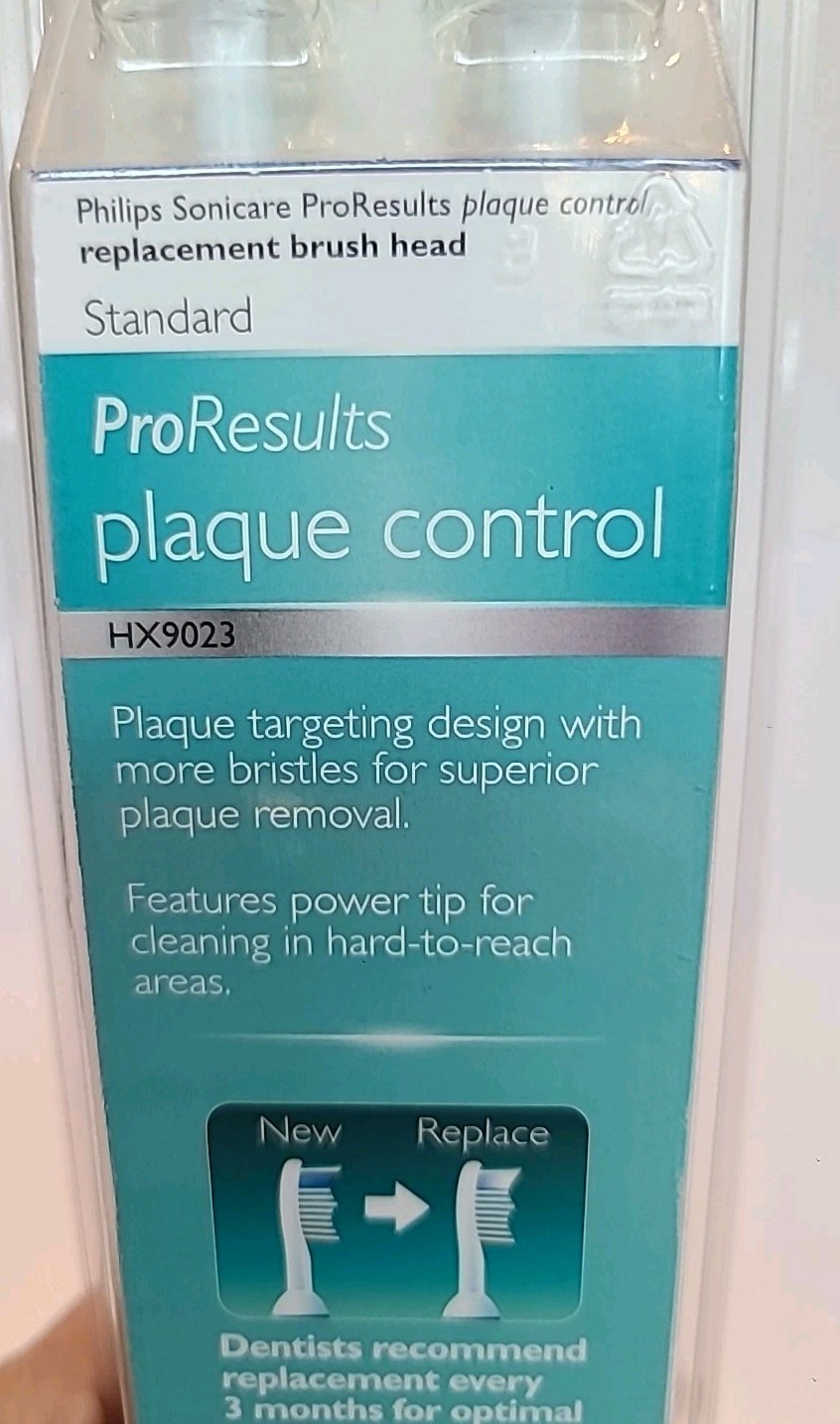 Philips Sonicare Plaque Control Replacement Electric Toothbrush Head 3ct Sealed