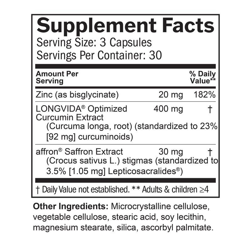 BrainMD Happy Saffron Plus | Mood Support, Gluten Dairy Egg Free