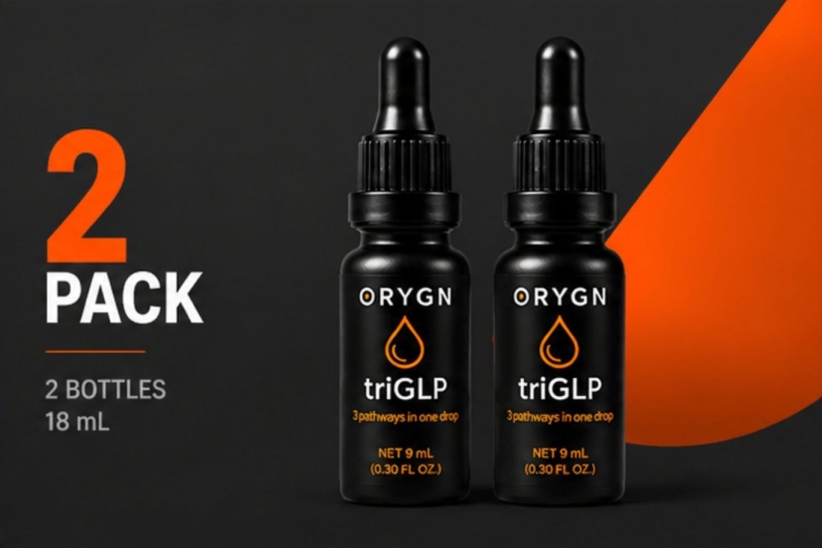 2X ORYGN TriGLP Natural Wellness Drops(Approximately 18 Days At 5-5 drops a Day)