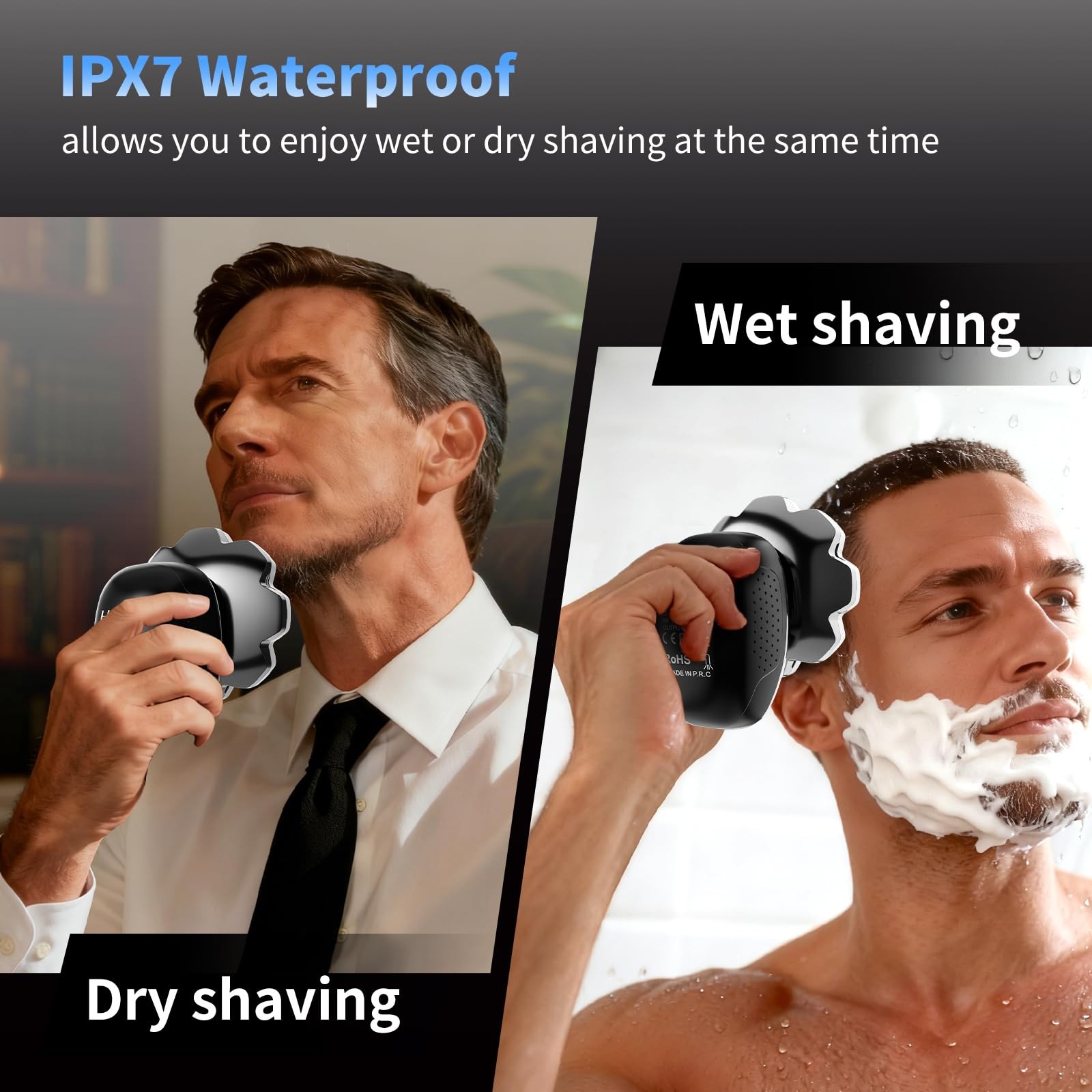 Electric Razor for Men,Head Shavers for Bald Men,Electric Shavers for Men with W