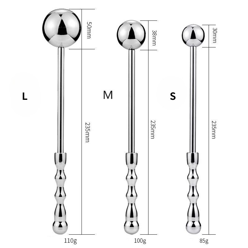 Round head Metal Multi-bead Handle Ball Handle 3 Sizes Available for Wellness