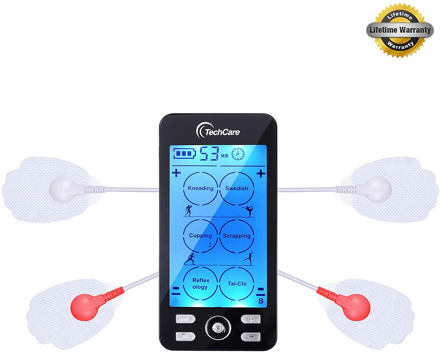 Tens Unit Muscle Stimulator Full Body Pulse Massager Pain Relief Recovery