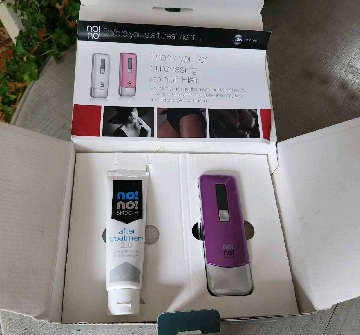 No!No! Hair Removal System – Hair Removal Treatment – NEW W/ Extras