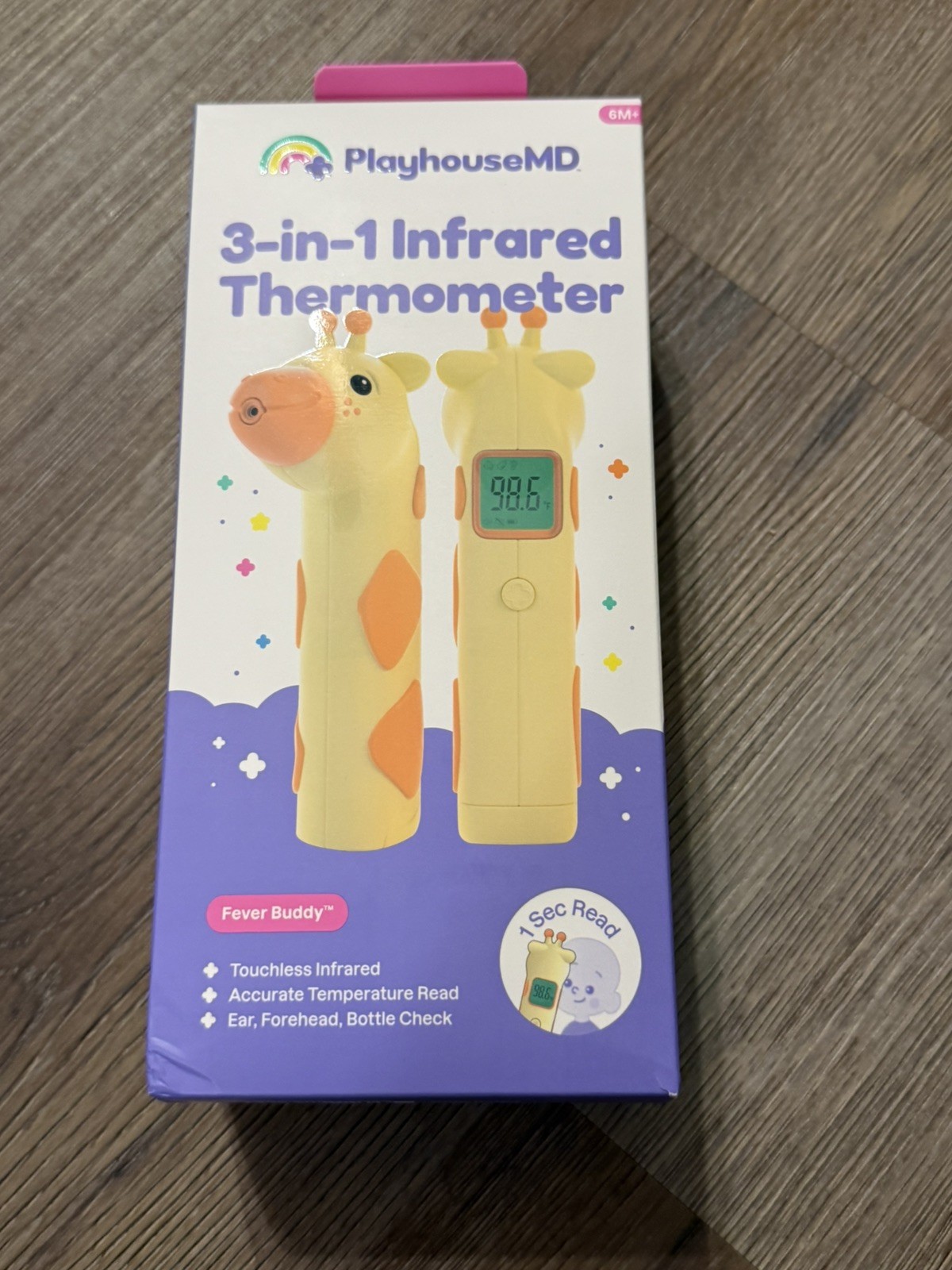 Baby Thermometer for Kids & Infants – Digital Infrared No-Touch Forehead & Ear
