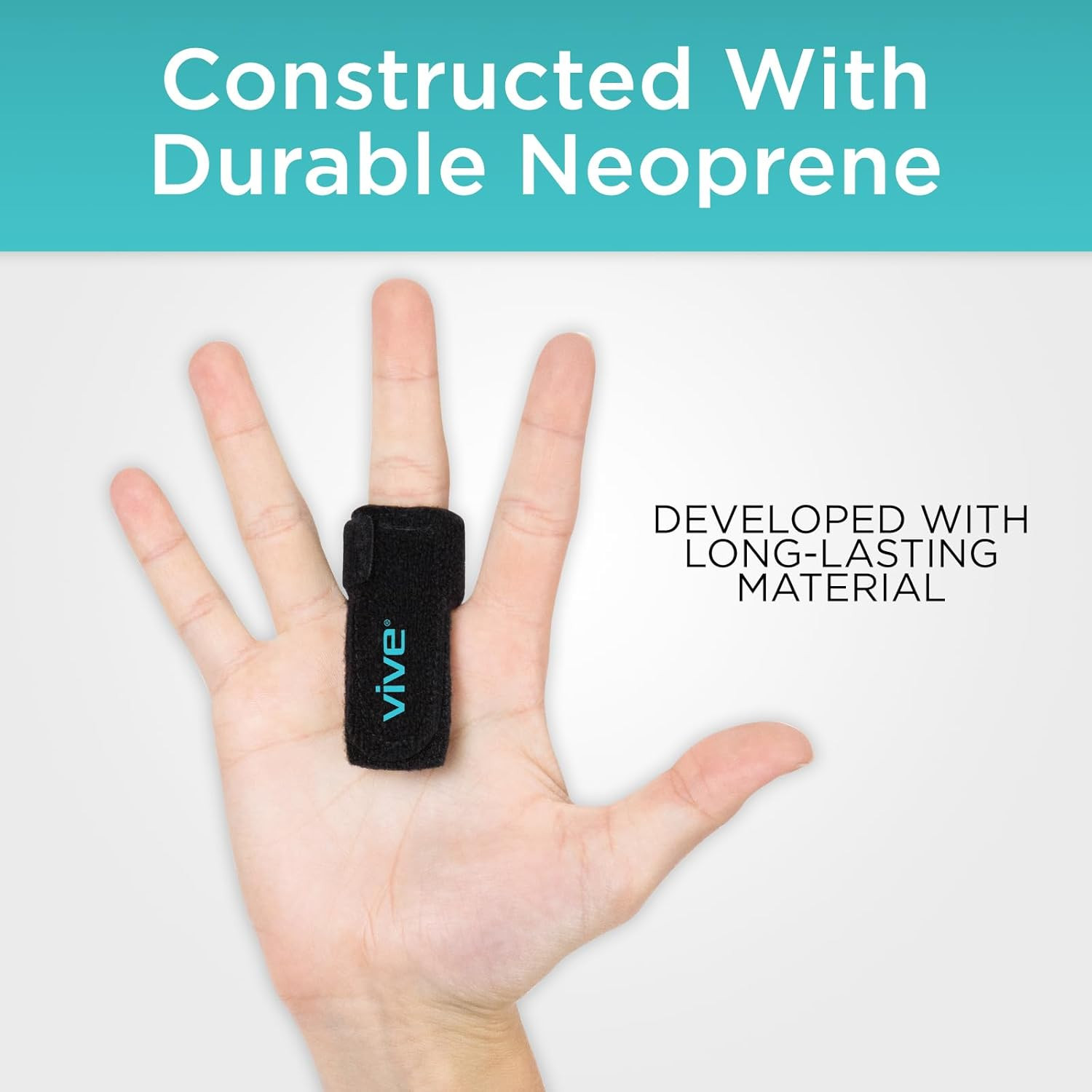 Vive Trigger Finger Splint – Support Brace for Middle, Ring, Index, Thumb and Pi