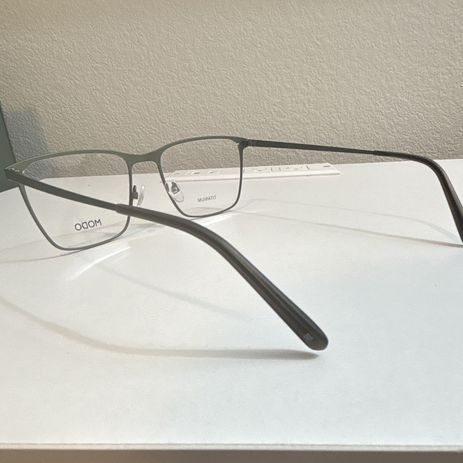 MODO Titanium Full Rim Eyeglasses olive green Frame Unisex Adults