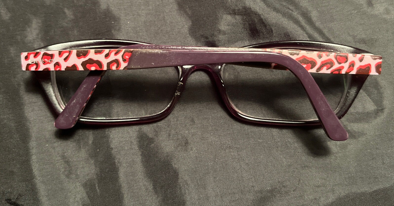 Bebe HOT STUFF BB3065 Plum /Leopard 135 12 14 Womens Frames
