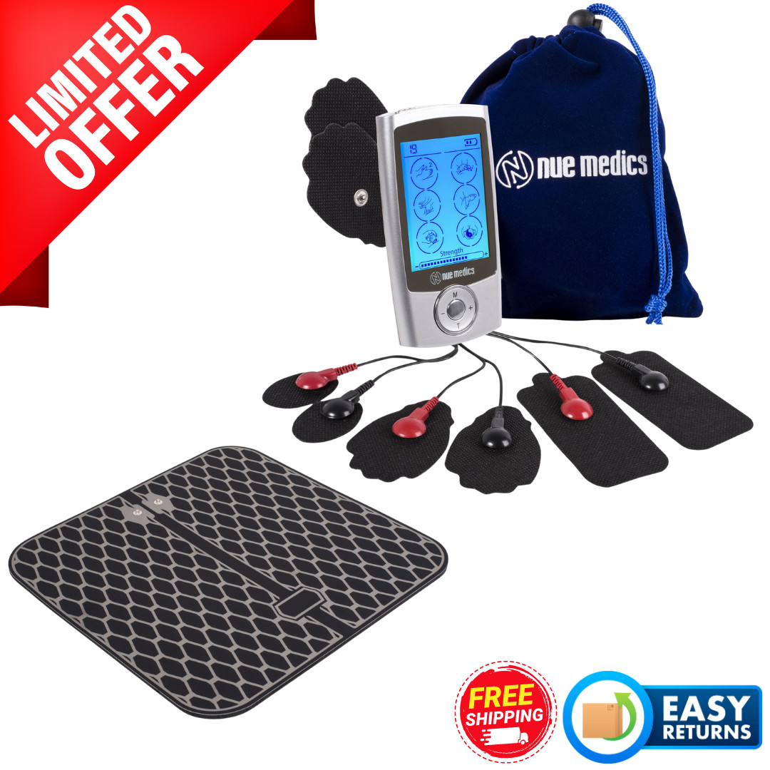 Tens Unit Muscle Stimulator Electric Pulse Massager Rechargeable Pain Reliever