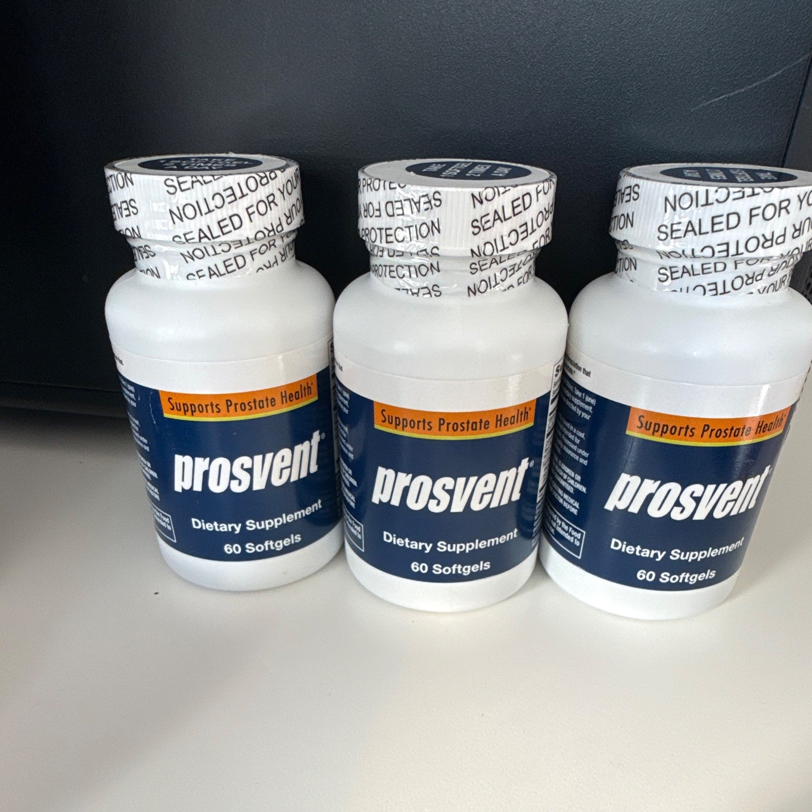 Provent Men’s Prostate Health Dietary Supplement Softgels, 60 Count (x3)
