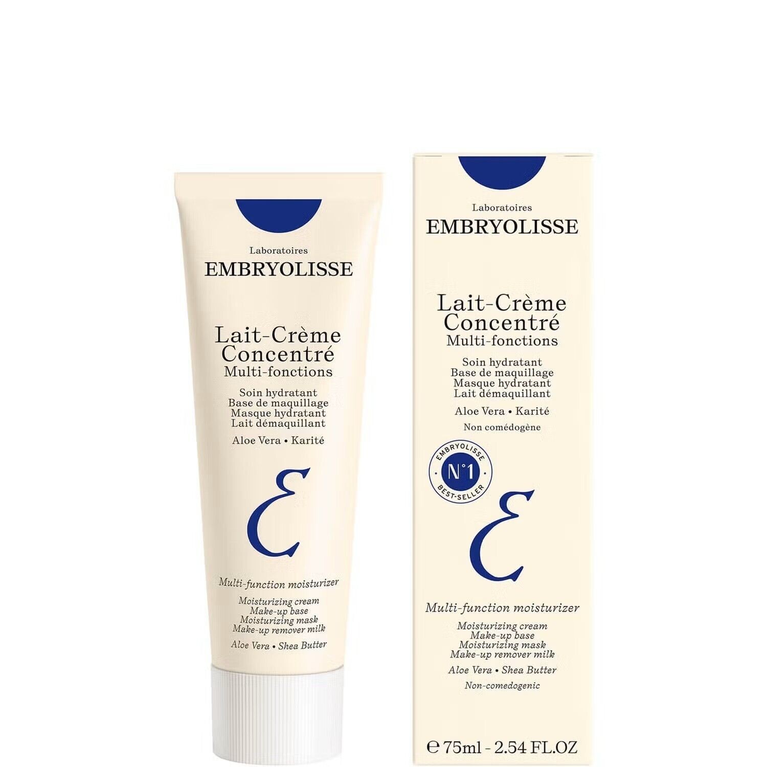 Embryolisse Lait-Crème Concentré, Face Cream & Makeup Primer 2.54 oz 75ml New