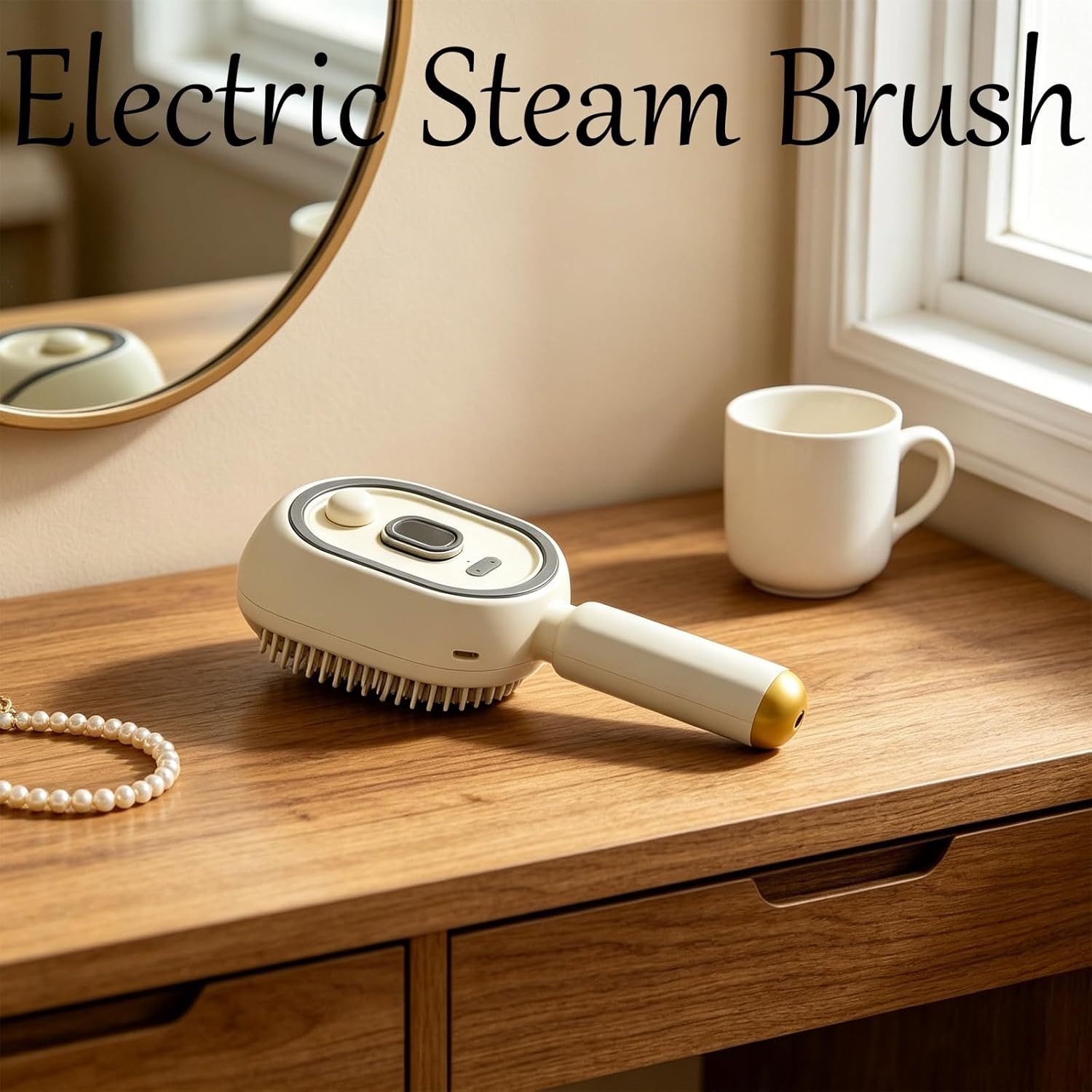 2026 New Electric Steam Brush, Electric Steam Brushs for Hair, Rechargeable