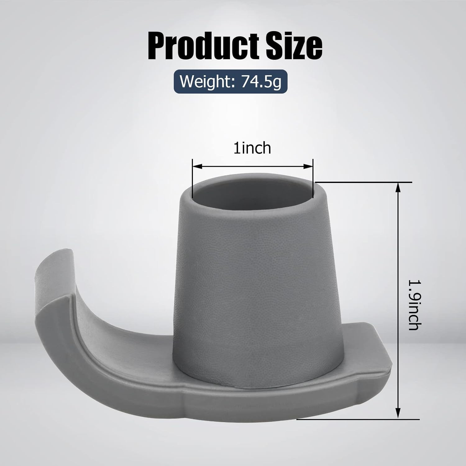 Walker Ski Glides, Universal 1″ Replacement Glide Caps Heavy Duty Coaster Skis f