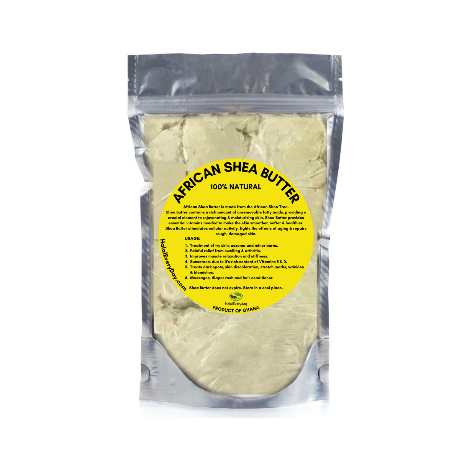 Raw African Shea Butter – 100% Pure Unrefined Natural Organic From Ghana Bulk