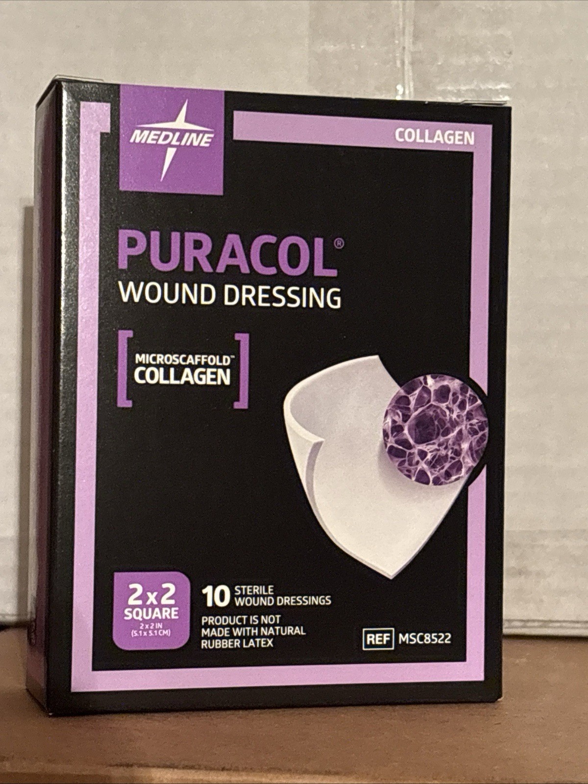 Puracol (Collagen) Wound Dressing 2×2, 2 Boxes, 10 Count Each