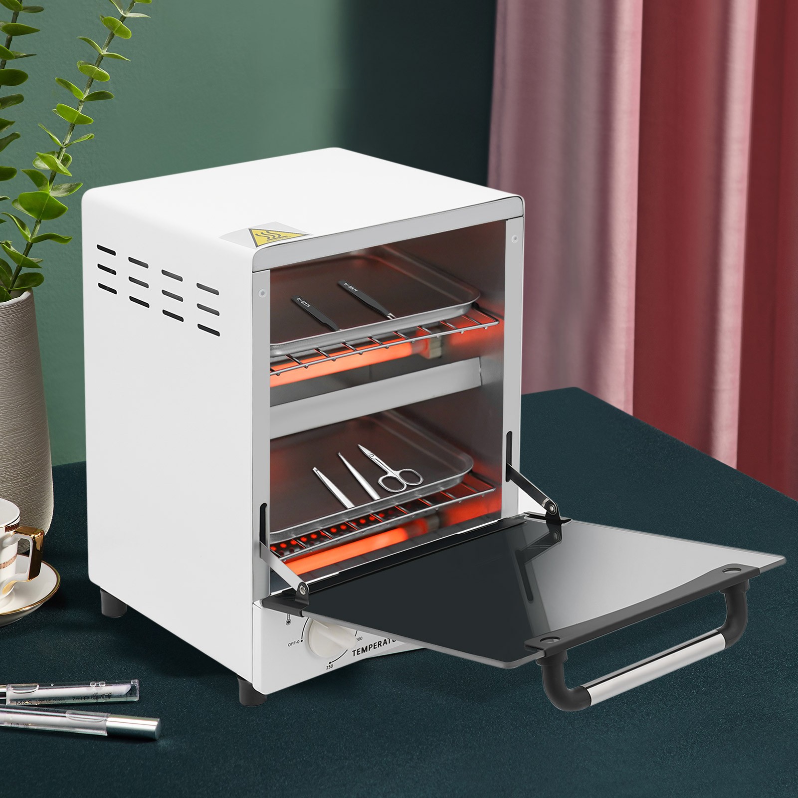 12L High Temperature Sterilizer Multifunctional For Nail Tools Sterilizer 1000W