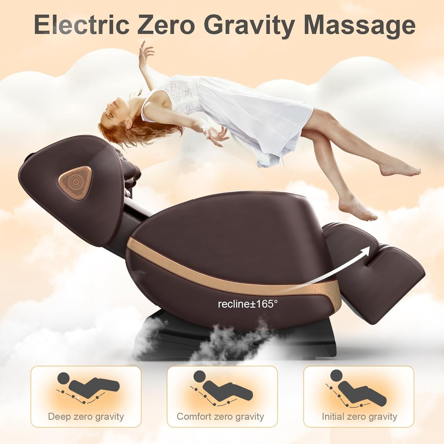 FURNIMAT 2026 Massage Chair Full Body, Zero Gravity Massage Chair with 10 Fix