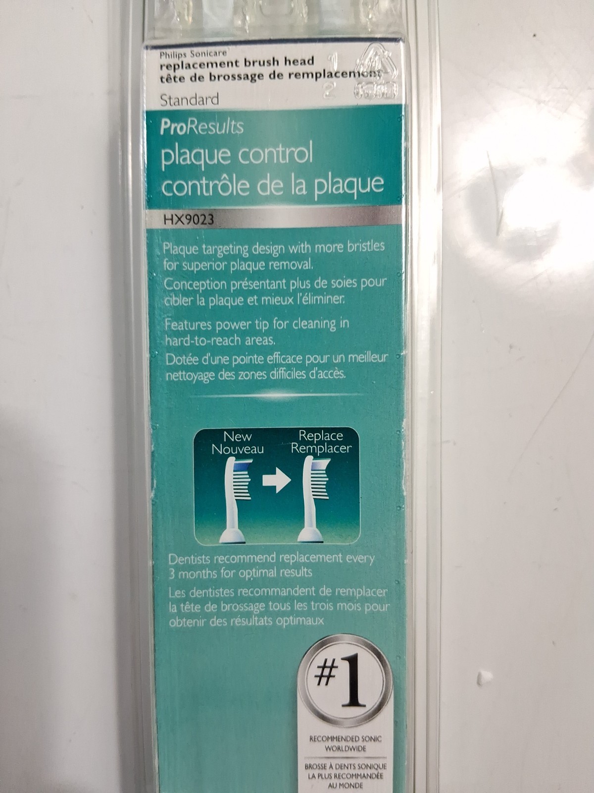 (2)3-pack Philips Sonicare #C2 Plaque Control Brush Heads HX9023/65 -Ships Free
