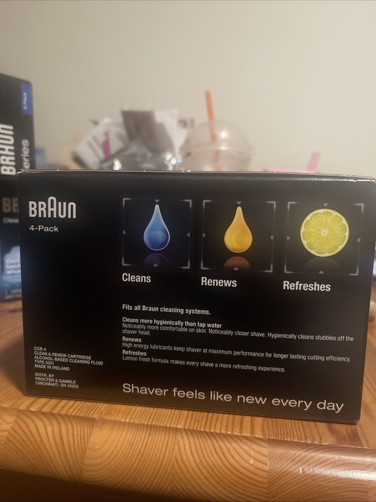 Braun CCR4 Cleaning Cartridges – 4 Pack