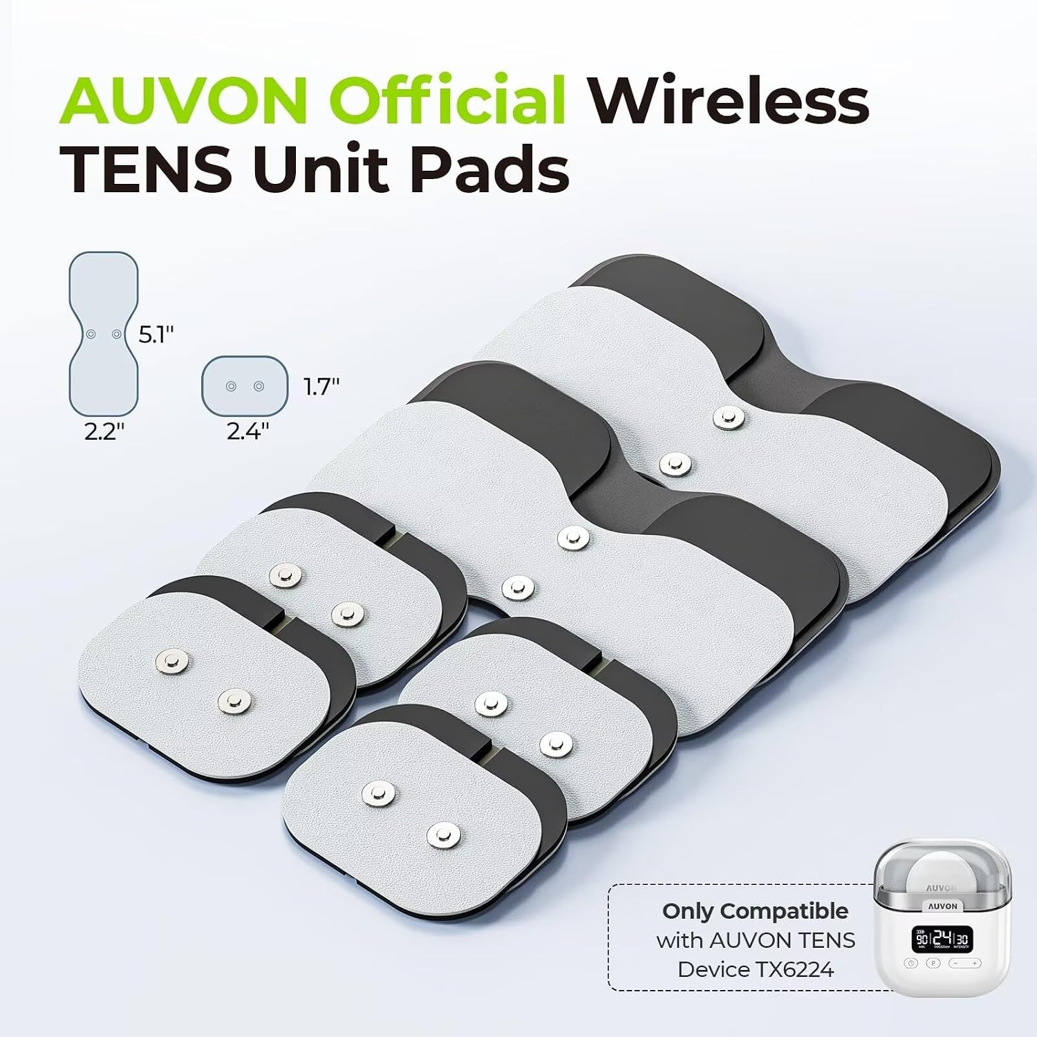 Wireless TENS Unit Electrode Pads Only Compatible with Wireless