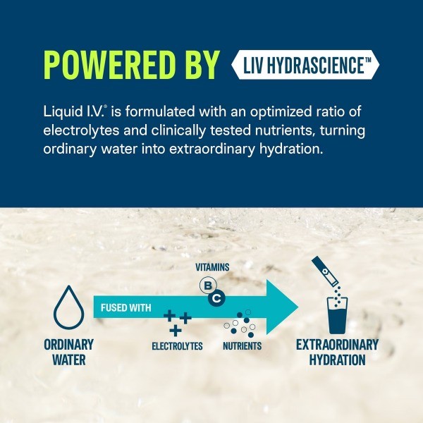Liquid I.V. Hydration Multiplier Powder Electrolyte Drink Mix – 0.56oz/12ct