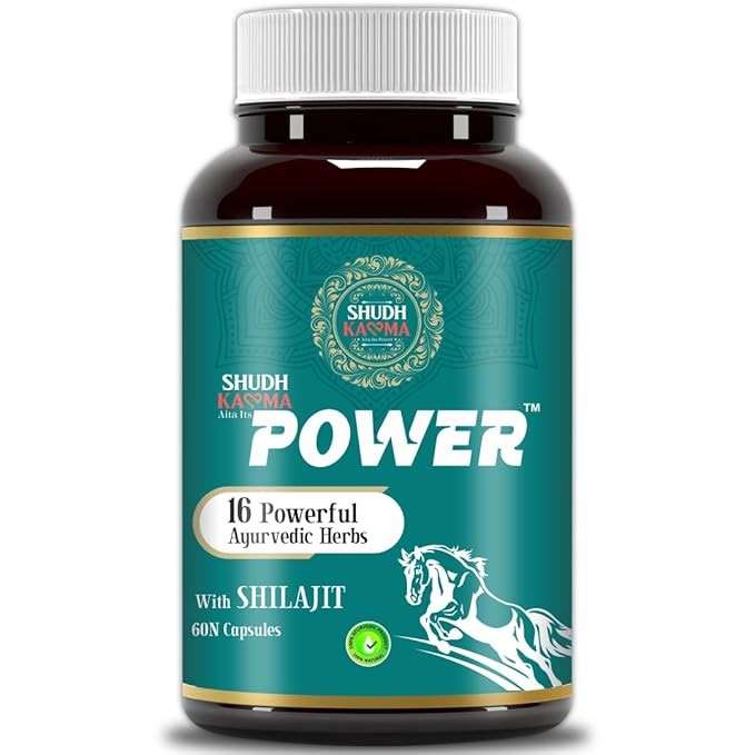 100% Pure Shilajit Power + 16 Herbs Extremely potent, High Performance 180 Cap
