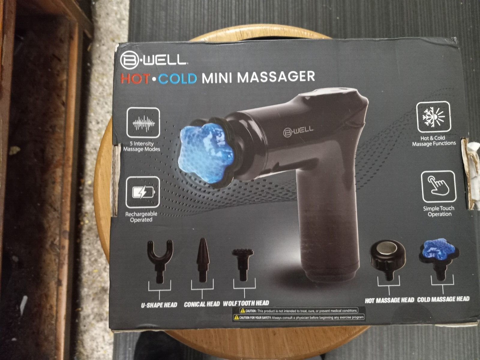 B-well Hot Cold Mini Massager Gun