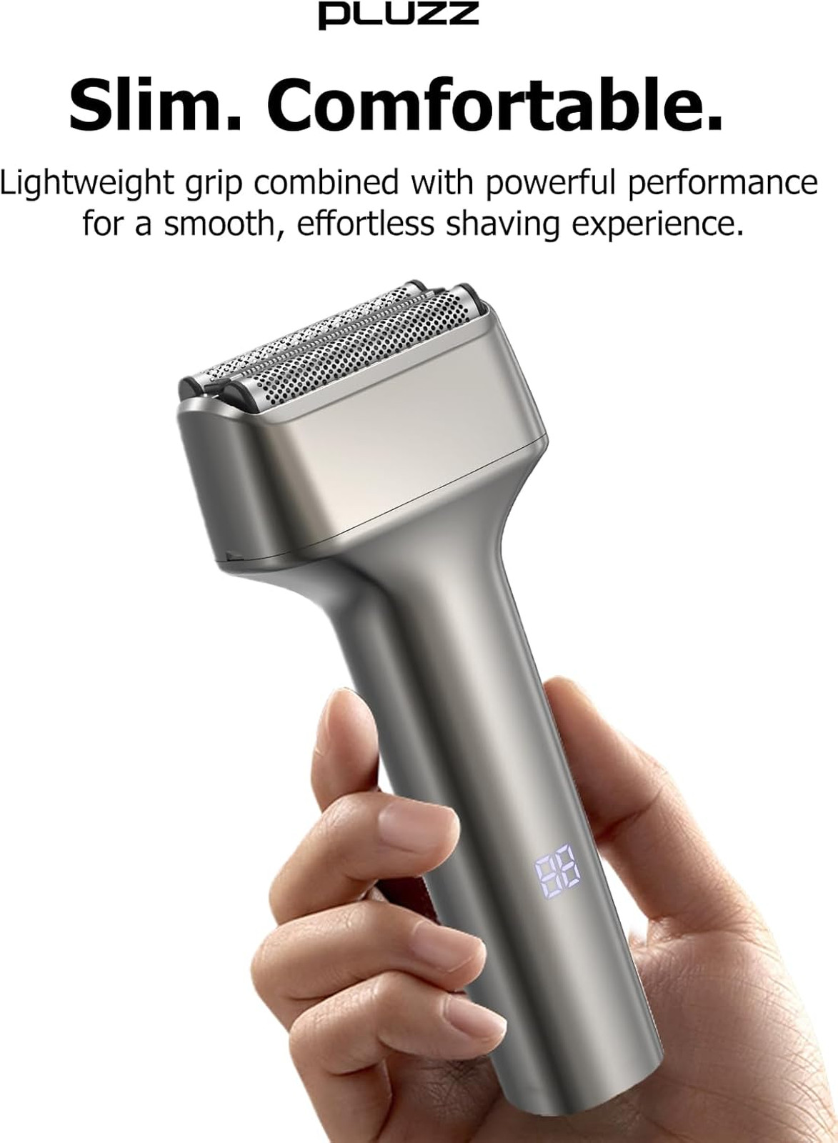 Electric Foil Shaver Men Mini Face Beard Razor Small Portable Compact