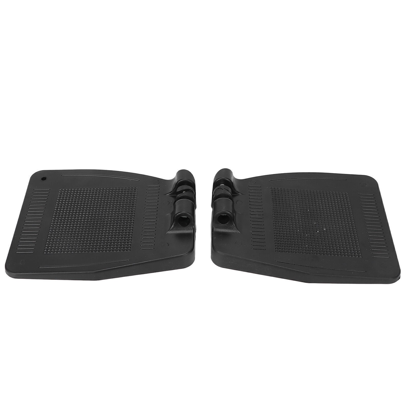 Pair Wheelchair Footplate 19x16cm Footrest Thickened ABS Plastic Nonslip Texture