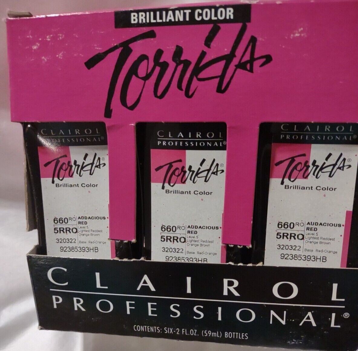 Clairol Professional Torrids Hair Color Audacious Red 660 2oz