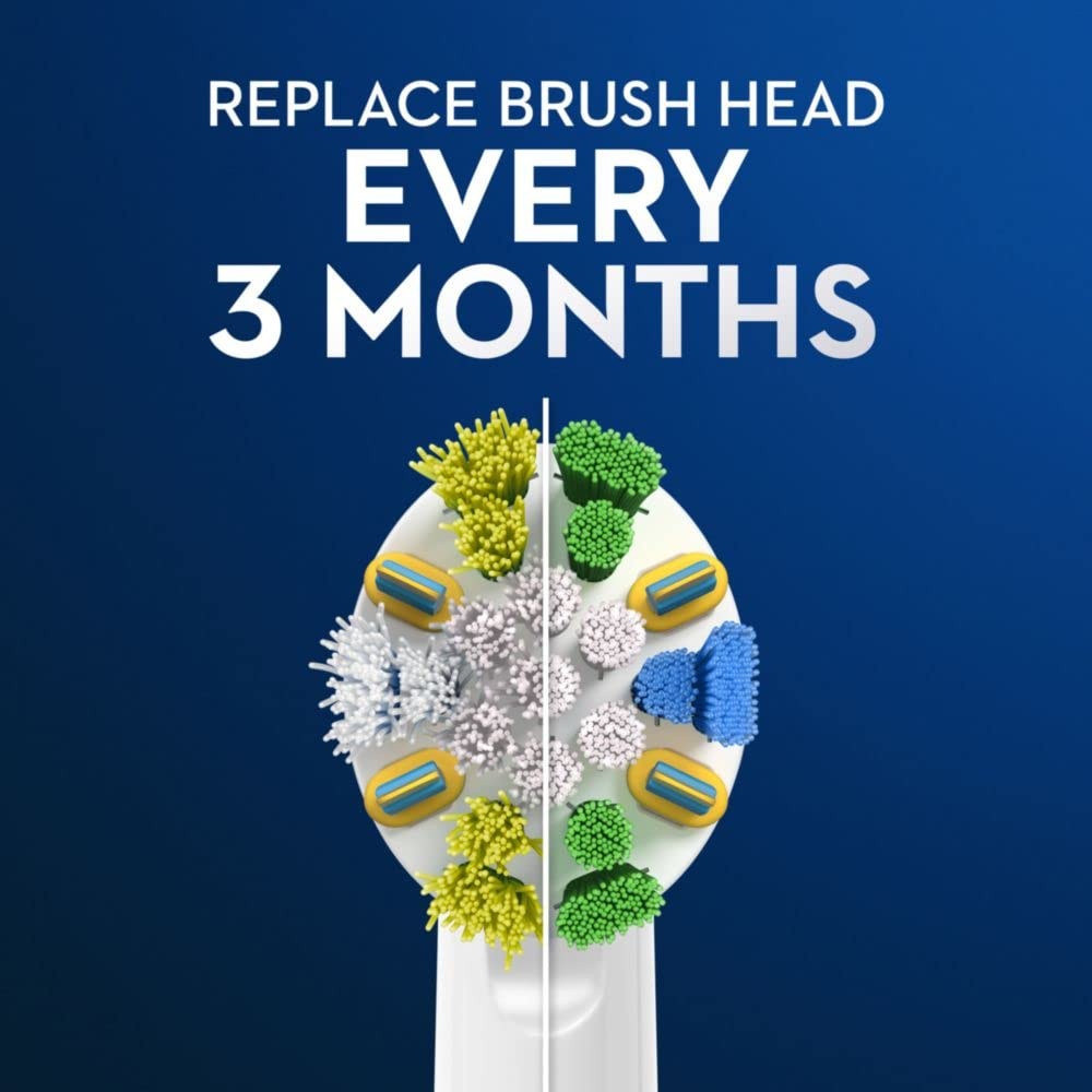 Oral-B Floss Action Replacement Brush Heads for an 1 Count (Pack of 1), White
