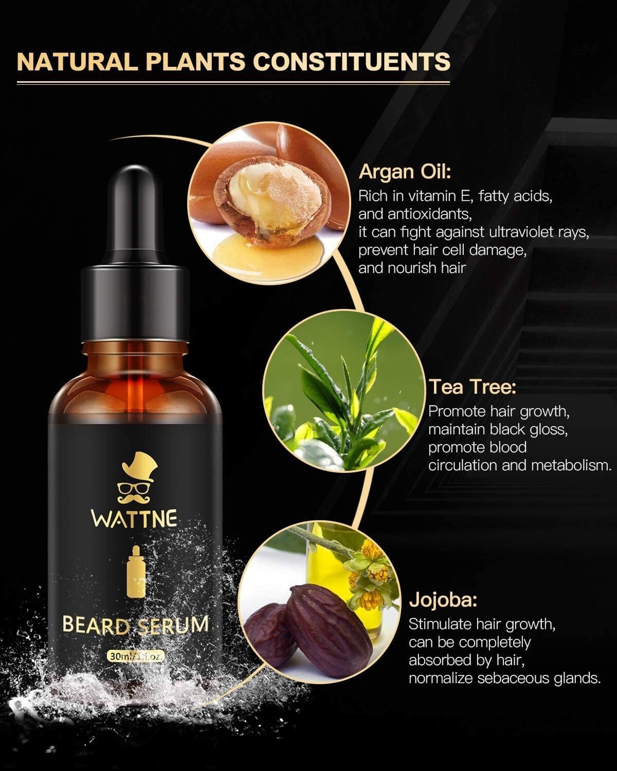 Beard Growth Kit,Derma roller for beard growth,Biotin Beard Growth oil for Patch
