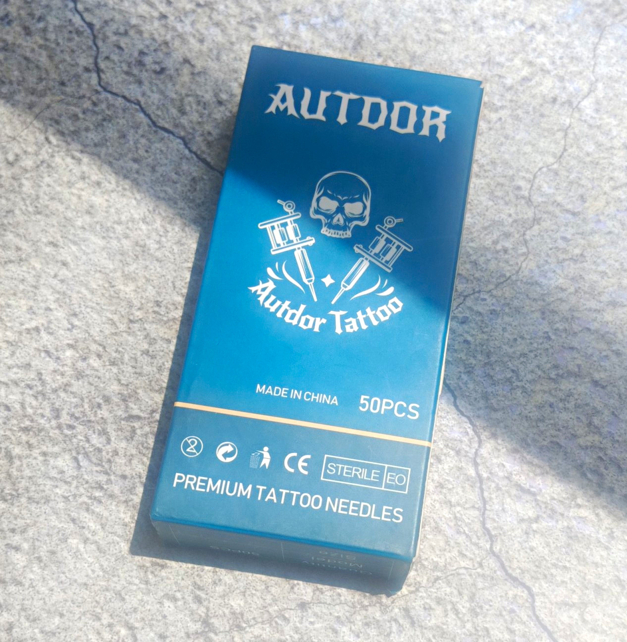 AUTDOR Premium Tattoo Needles Stainless Steel Sterile EO 50pcs Universal