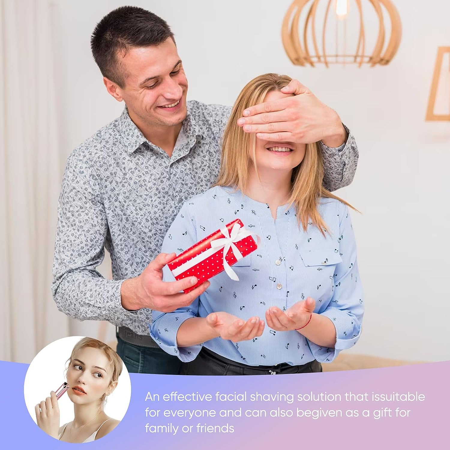 Flawless Facial Hair Remover for Women Painless Face Shaver -Mini Hair Remover,