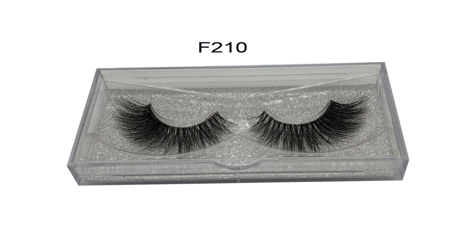 100% Real Mink Strip Lashes – False Individual Eyelashes F210 eyelash extensions