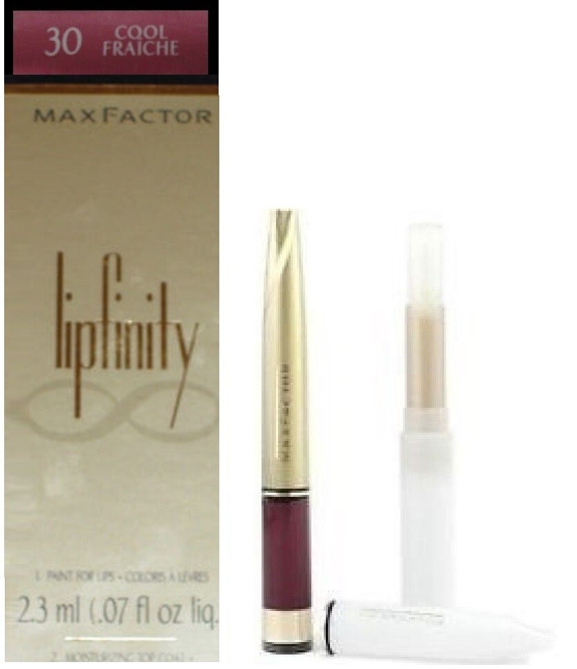 MAX FACTOR LIPFINITY LIP COLOR GOLD BOX BUYER’S CHOICE FREE SHIPPING US RARE HTF