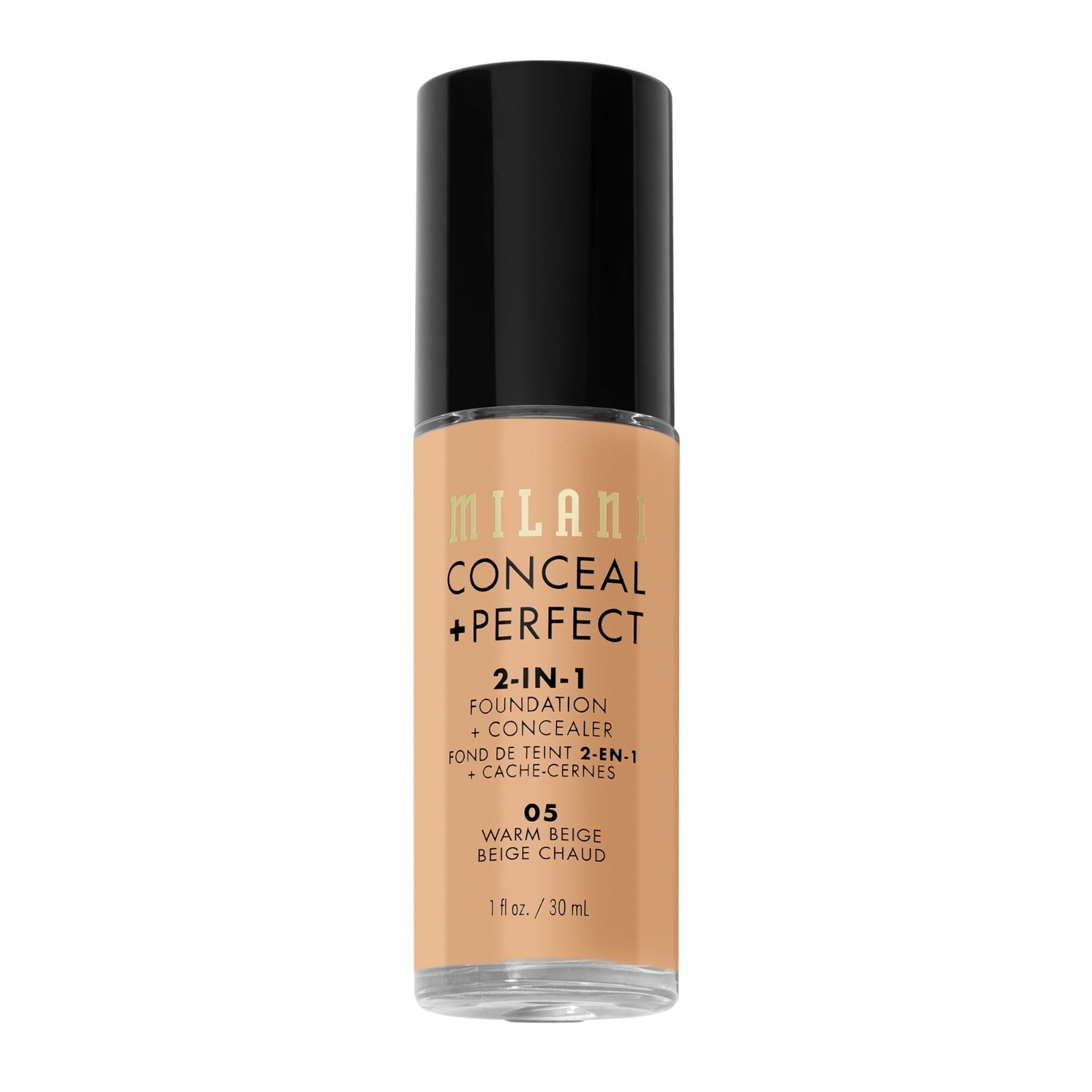 Milani Conceal + Perfect 2-in-1 Foundation Concealer Warm Beige 0.47 oz
