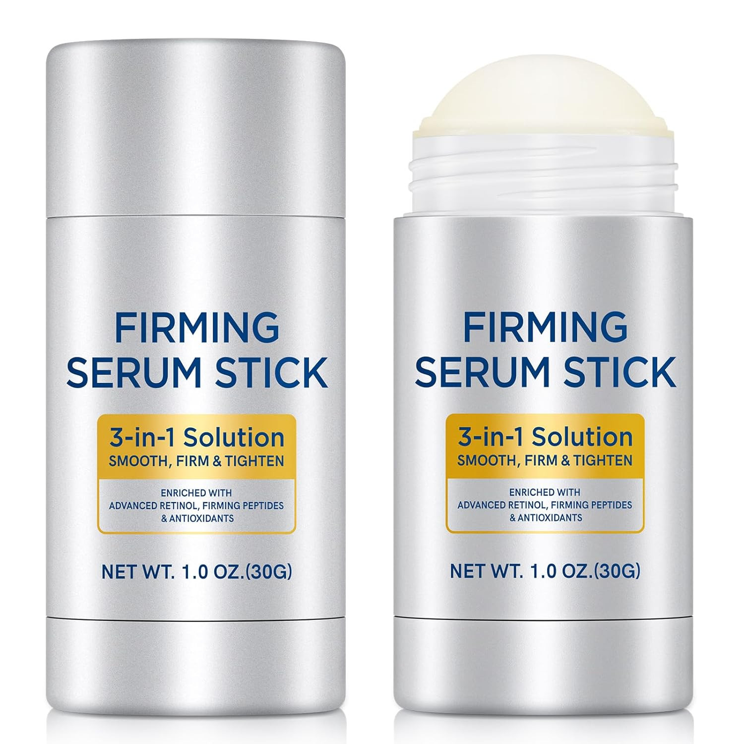Retinol Firming Serum Stick for Face, Neck & Body – 3-In-1 Firming for Wrinkles,