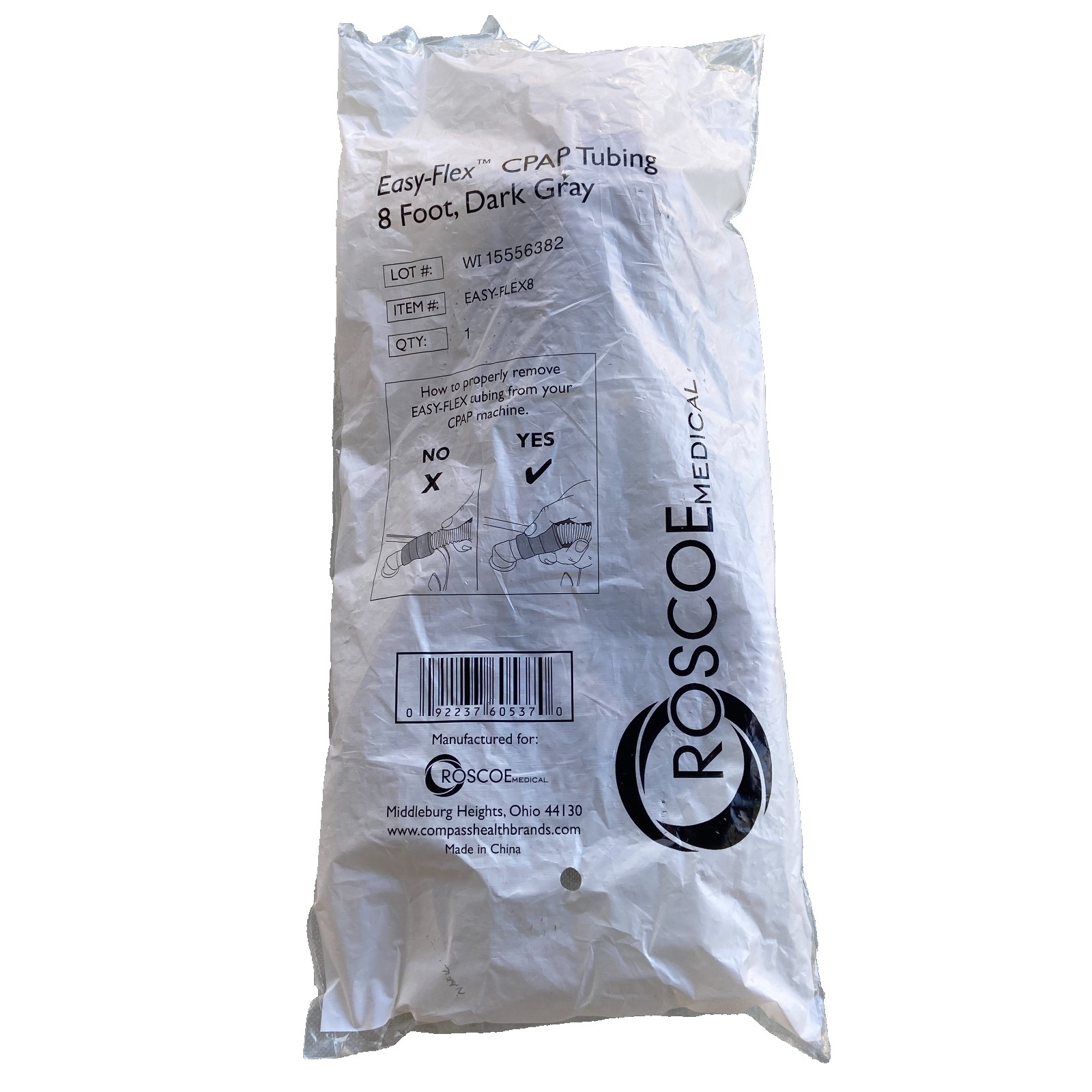 Roscoe Medical Easy-Flex 8 Foot Tubing Feet New NIP