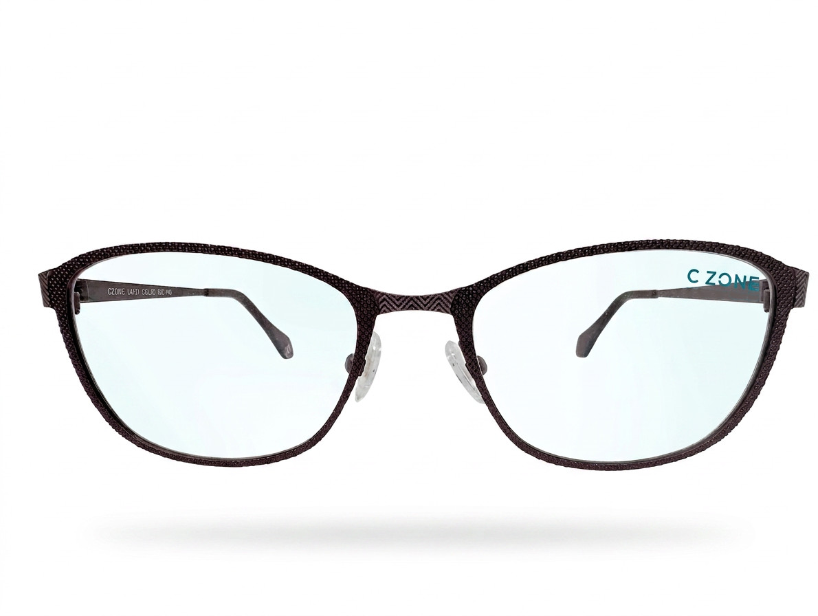 C-Zone The Netherlands L4131 COL.30 53-18-140 Burgundy/Pink Eyeglasses Frame