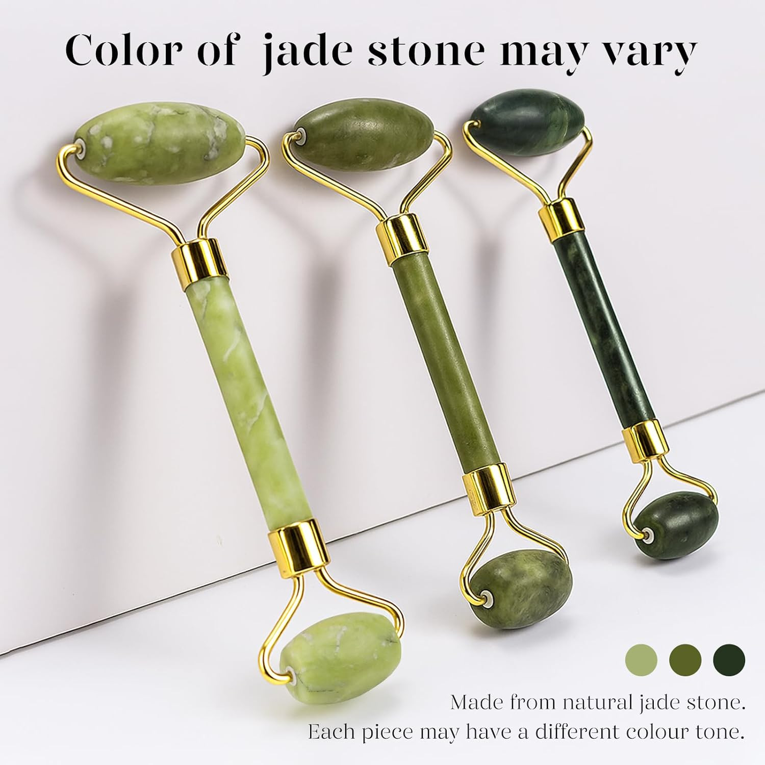 BAIMEI Icyme Gua Sha & Jade Roller Facial Tools Face Roller and Gua Sha Set for