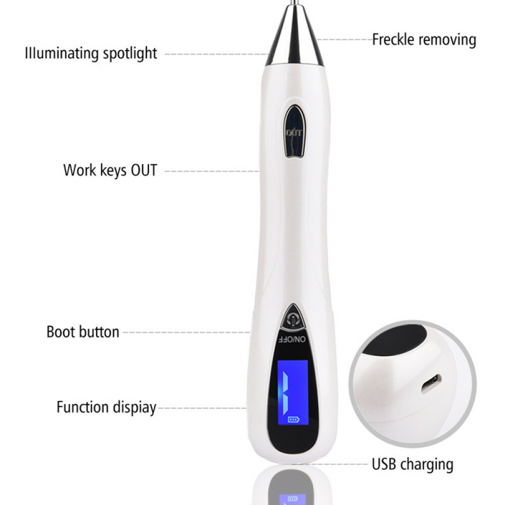 Electri Laser Skin Tag Freckle Wart Dot Mole Remove Pen Dark Spot Tattoo Removal