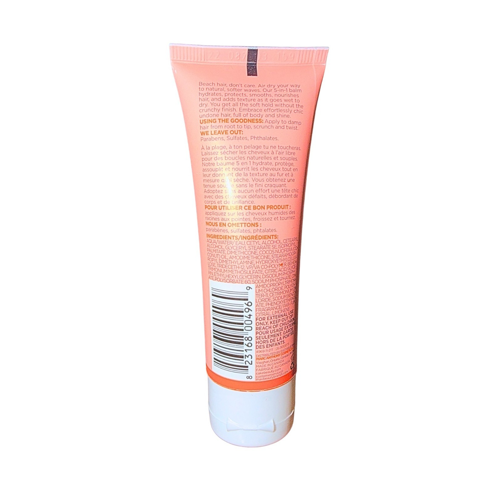 Cake The Balm Shell 5-in-1 Beach Effect Balm Hair Styler 1.69 oz NEW Sealed