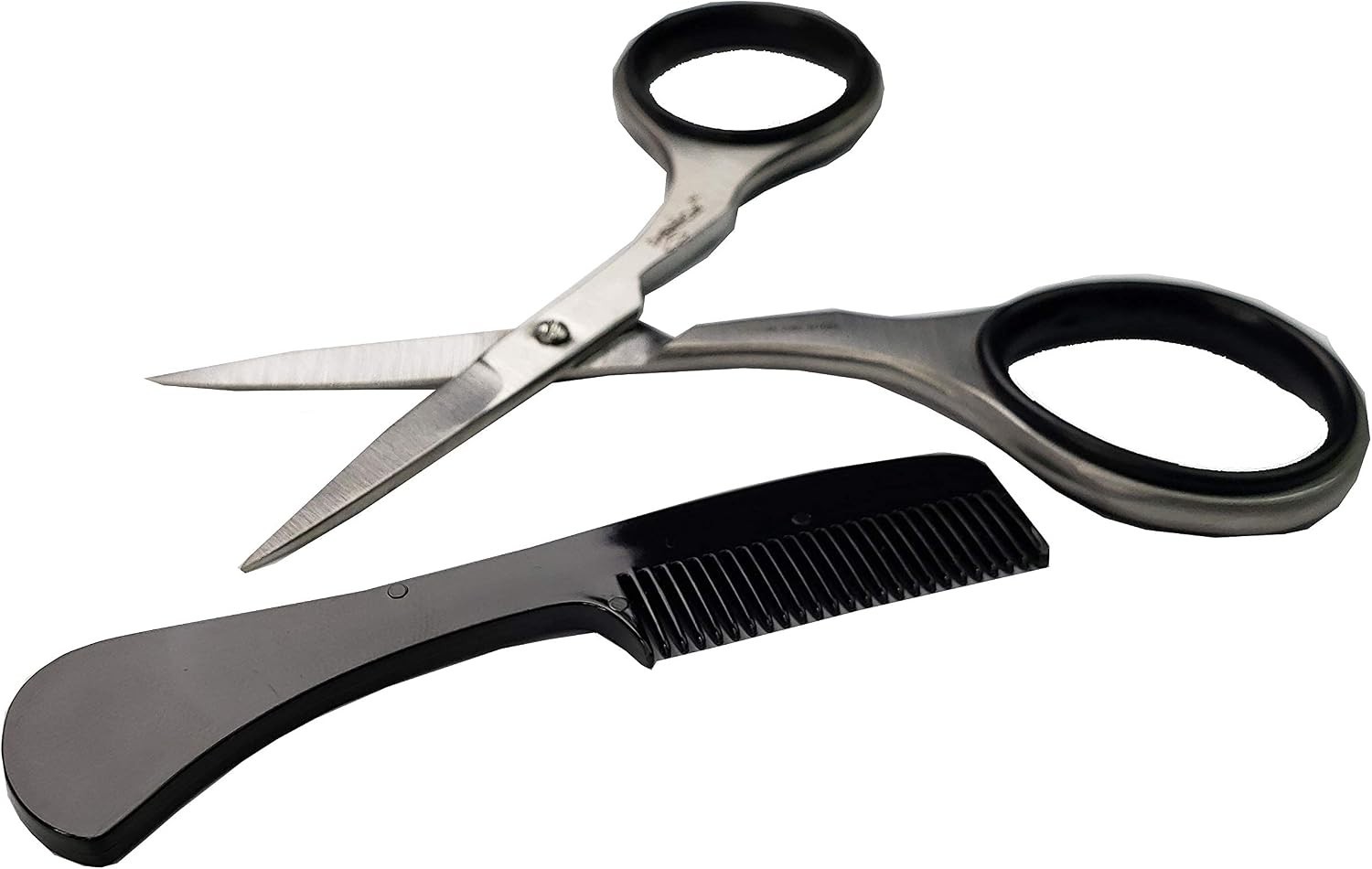 DreamCut Mustache Beard Scissors with Comb Stainless Steel Grooming Set