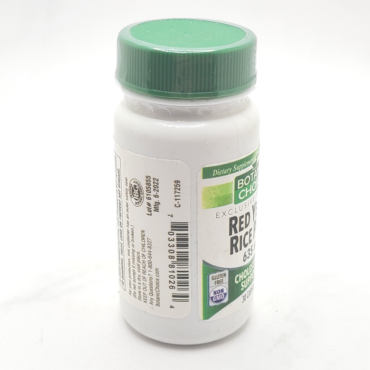 Botanic Choice Red Yeast Rice Plus 635mg Cholesterol Support – 30 Capsules NEW